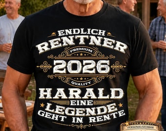Personalized retirement gift - Retirement 2026 T-shirt - Retirement 2026 - Retirement 2026 - Farewell colleague - Retirement gift for men