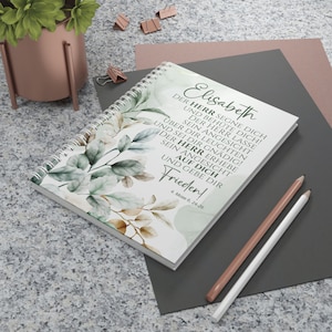 Personalizable Christian notebook - Prayer diary with desired name - Christian gift idea - Christian gift - Aron&#39;s blessing