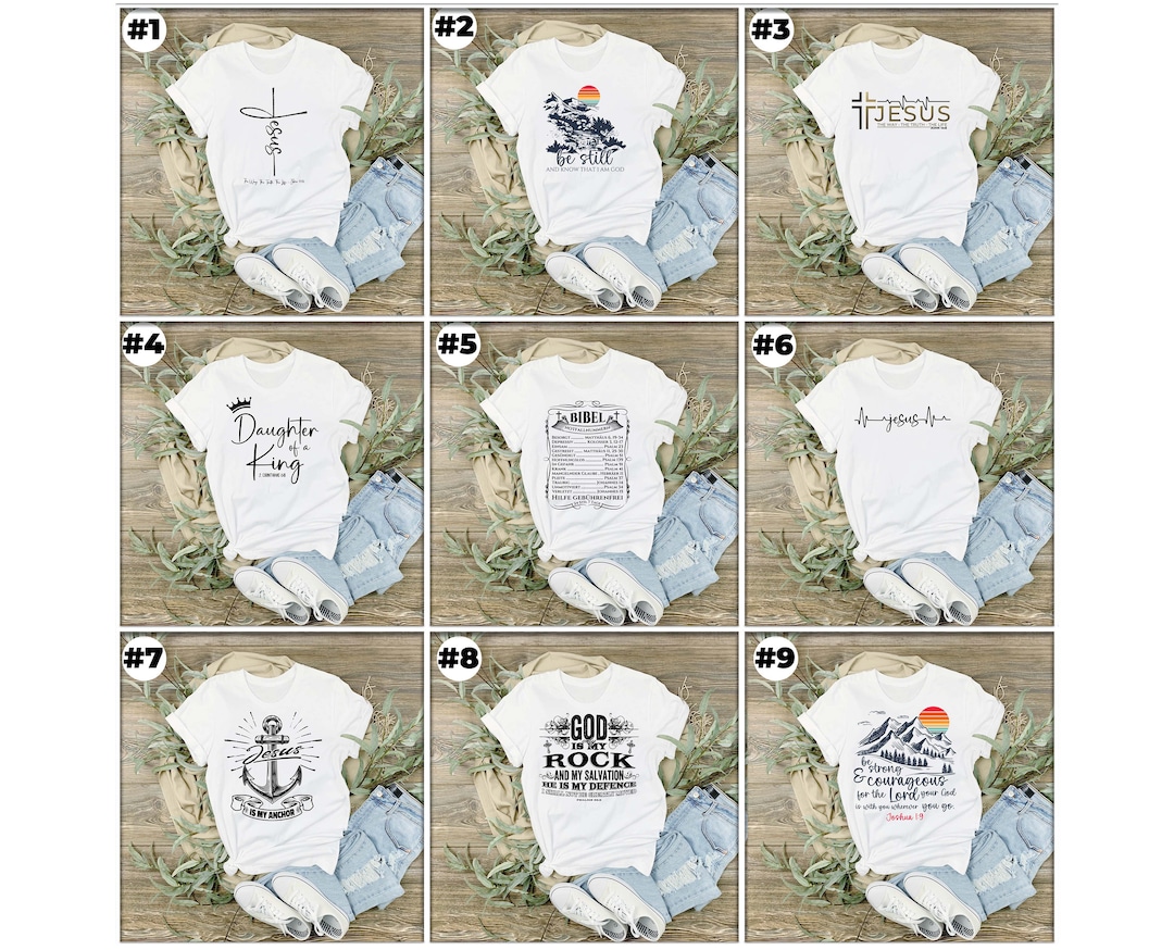 Christliches Geschenk TShirt Christliche Geschenkidee Jesus Christus
