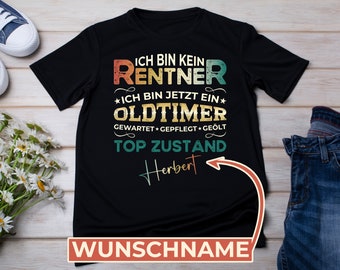 Gift for a pensioner/gift for a pensioner leaving/gift for a pensioner/oldtimer for a pensioner/retirement gift/personalizable/desired name