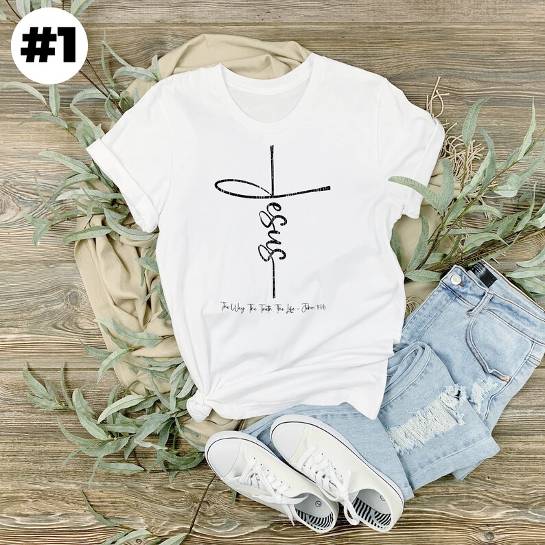Christliches Geschenk TShirt Christliche Geschenkidee Jesus Christus