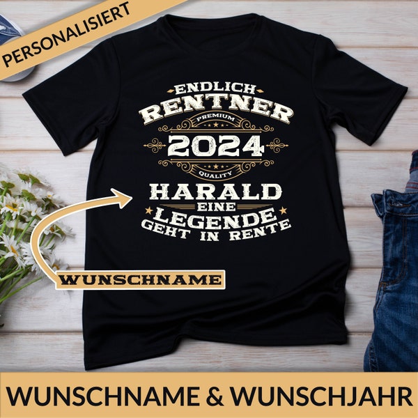 Geschenk Rente / Geschenk Verabschiedung Rentner / Rentnergeschenk / Geschenk zur Rente / Geschenk Ruhestand / Personalisierbar / Wunschname