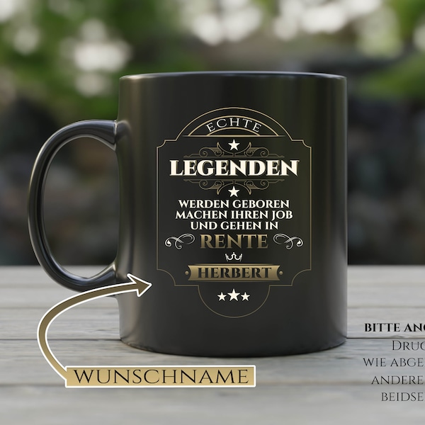 Pension gift man pension personalized 2024 cup gift pension cup desired name 2024 gift retirement mug pensioner mug 2024