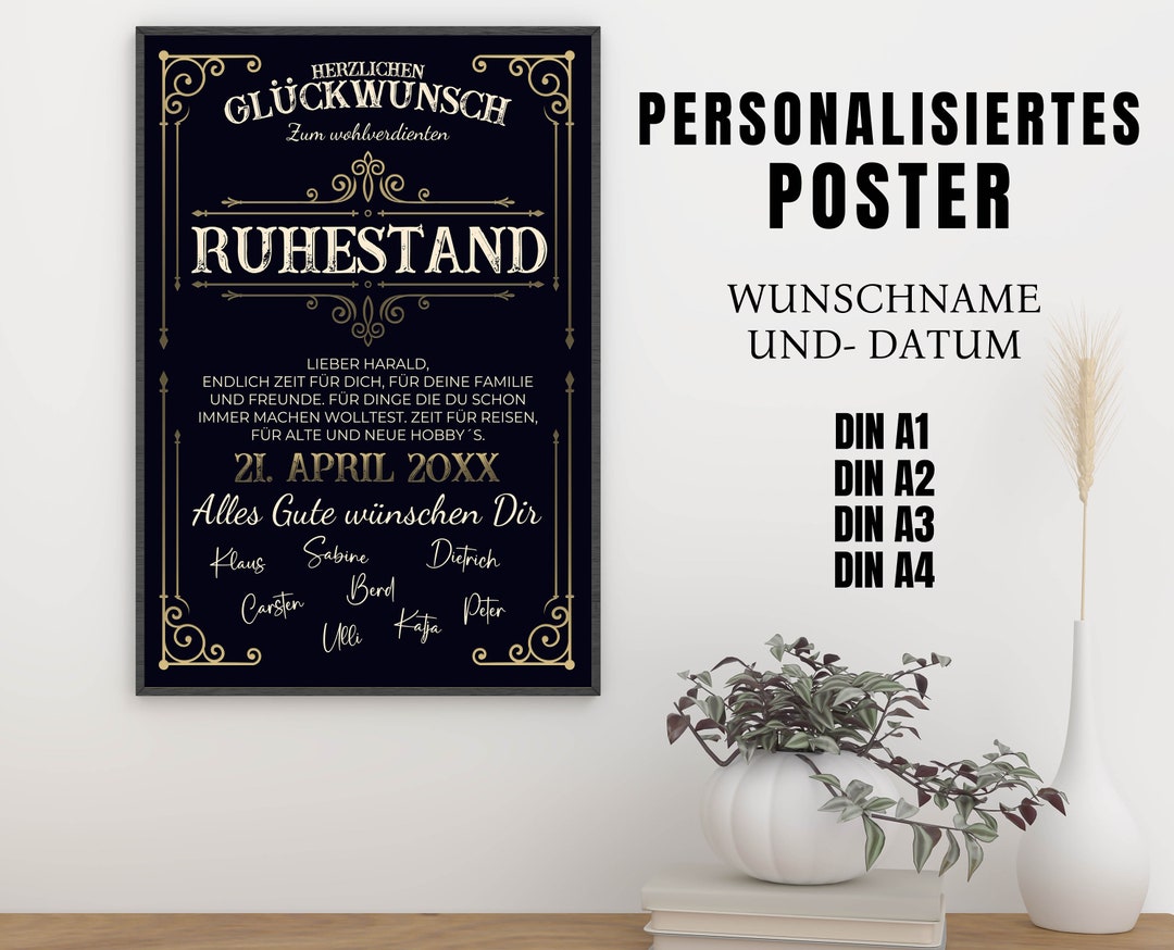 OM3® Tasse Avec Inscription En Allemand « Rente 2025 » - Cadeau D'adieu