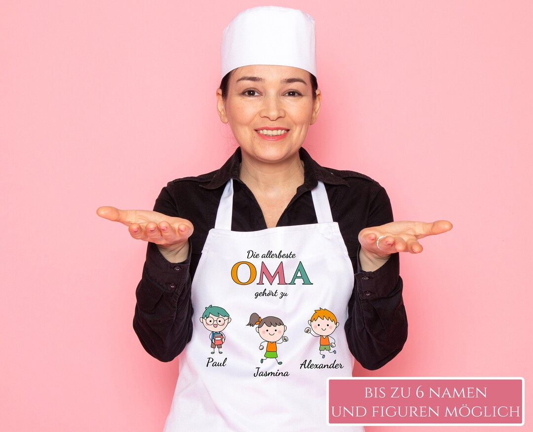 Women's Apron Personalized the Very Best Grandma Belongs to