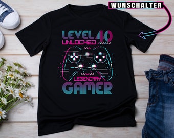 Geburtstag Gamer Zocker Jahrgang 1953 1963 1973 1983 1993 2003 2005 - 18 20 30 40 50 60 Jahre Geburtstags T-shirt, Damen Und Herren Tshirt