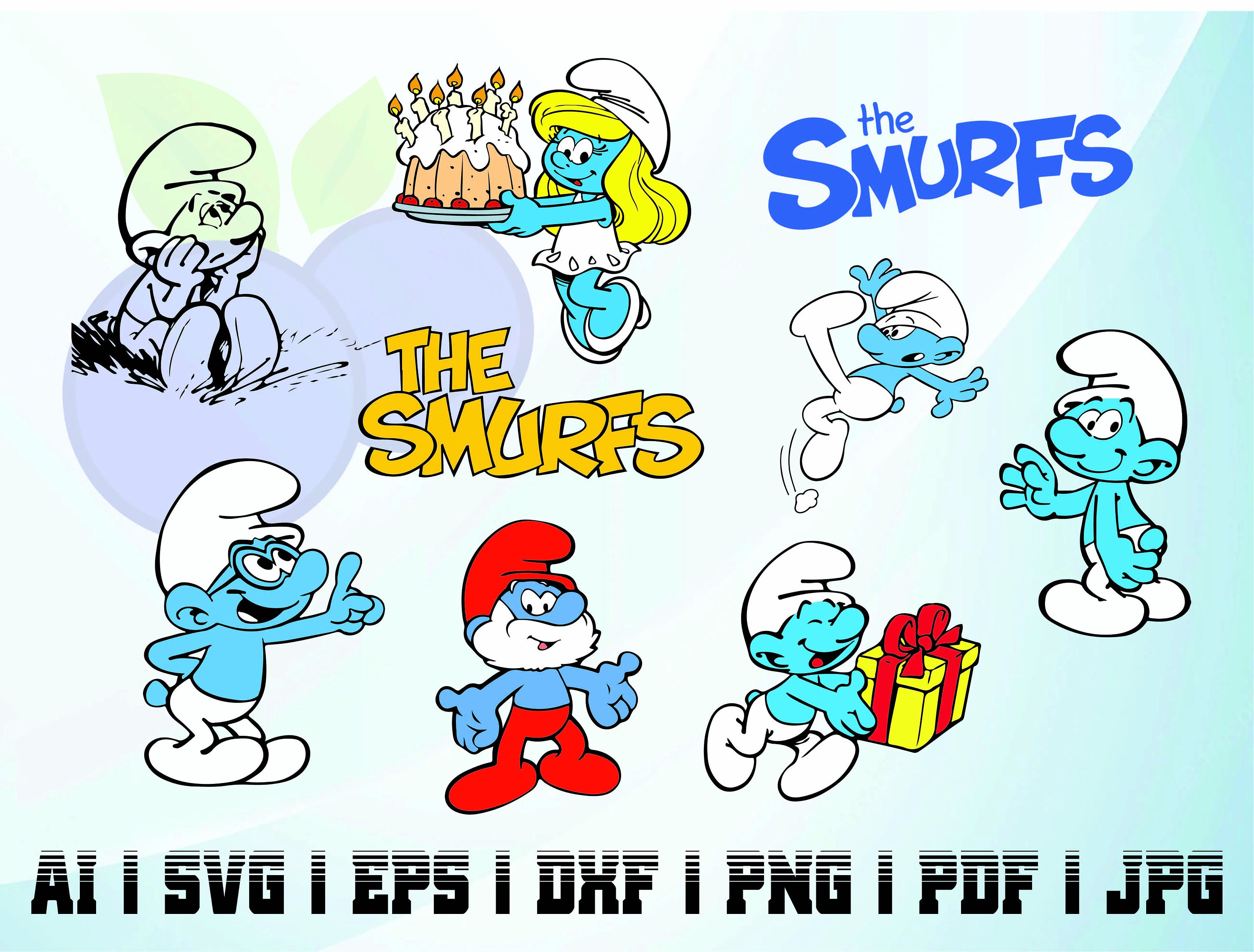 Papa Smurf SVG Instant Download papa smurf -  Portugal