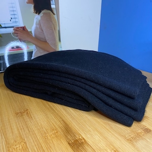 BLACK Knitting Scarf / Soft Feeling Like Cashmere / Women accessories Gift for Her Cardigan Travel Warp Warm / Yoga Meditation Warp