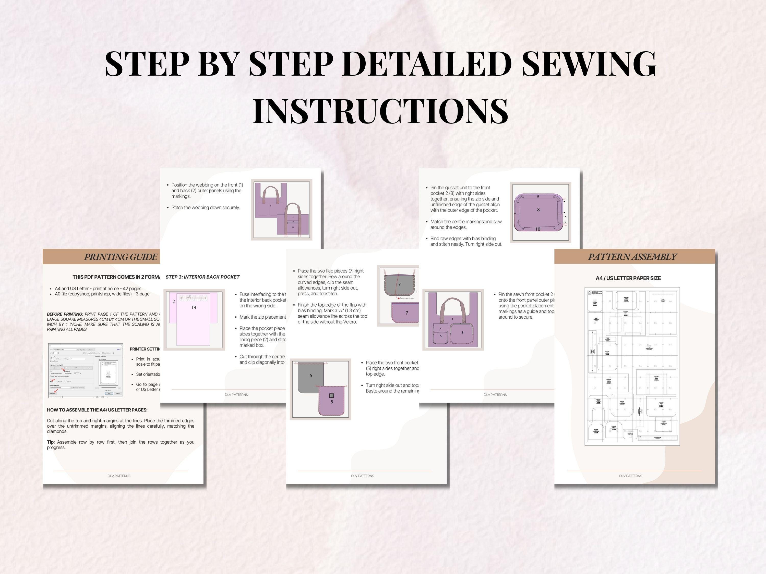 Duffle Bag Sewing Pattern With Shoe Compartment (PDF Download) - Etsy