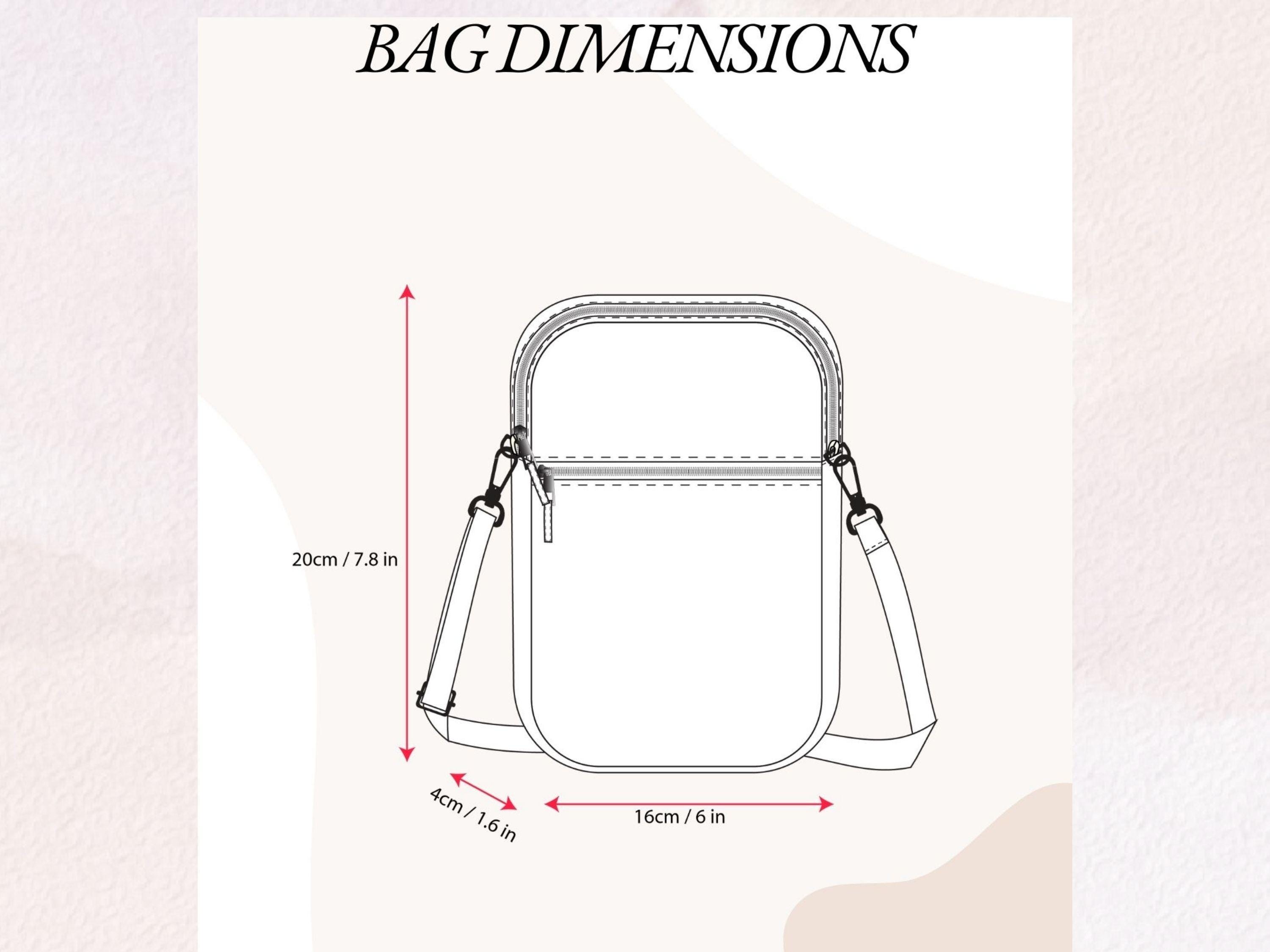 Crossbody Bag Sewing Pattern / Beginner Pattern / PDF Sewing Pattern ...