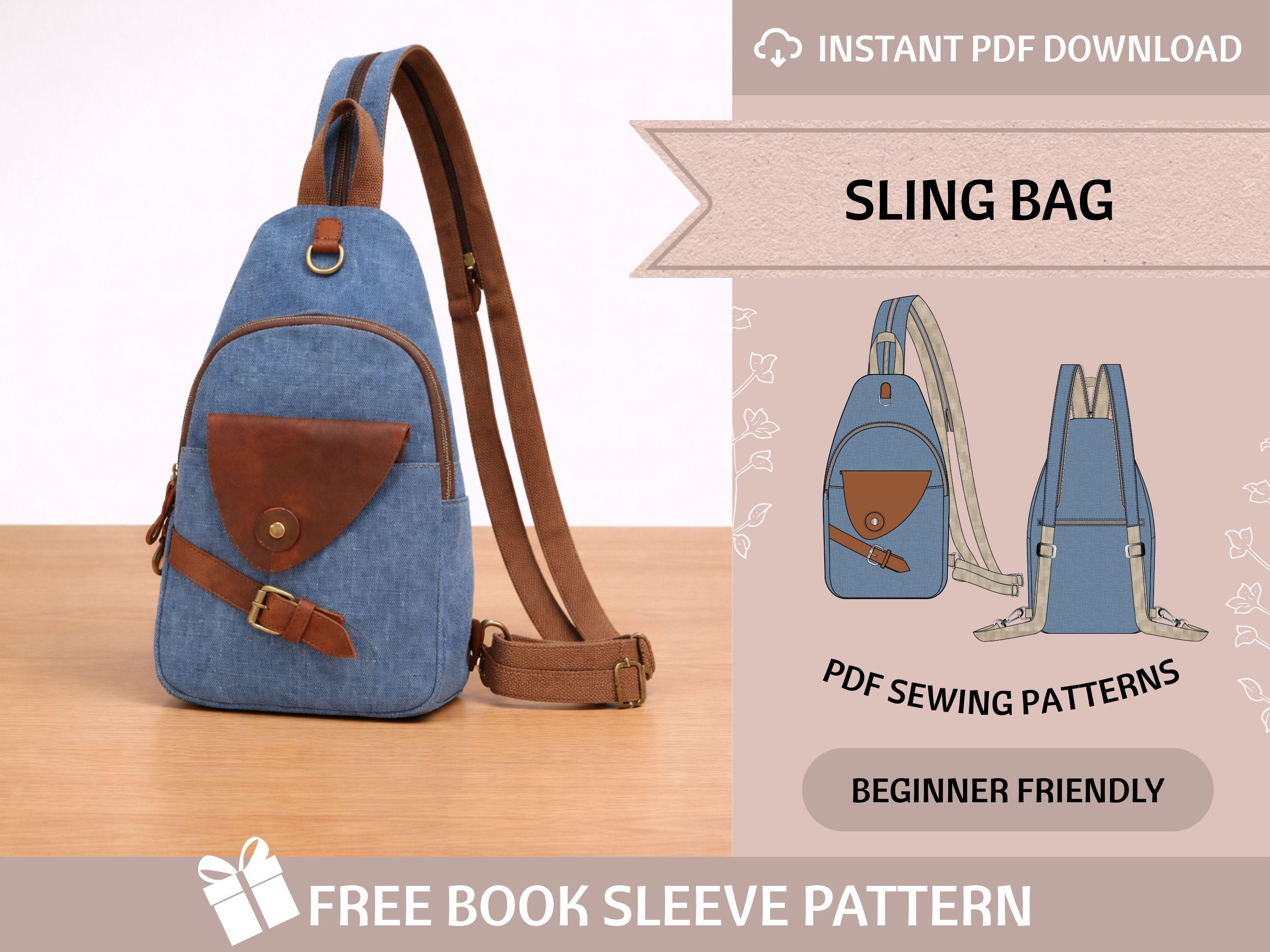 Sling Bag Sewing Pattern / Sling Backpack / PDF Sewing Pattern ...