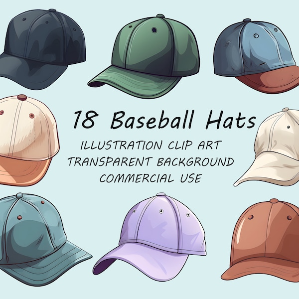 Baseball Hat Clipart, Commercial Use, Illustration Baseball Cap PNG, Baseball Cap Painting, Scrapbooking, Sport, Art, Game Icon