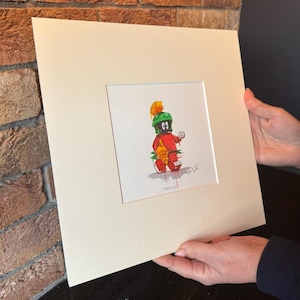 Lego Original Art Work - Marvin il Marziano
