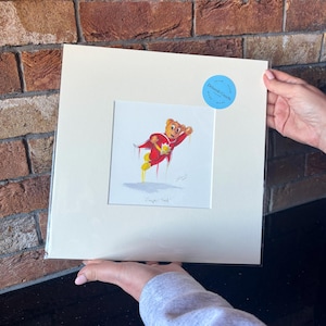 Super Ted Opera d'arte originale