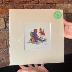 Origineel kunstwerk: Wacky Races (Hurry Muttley)