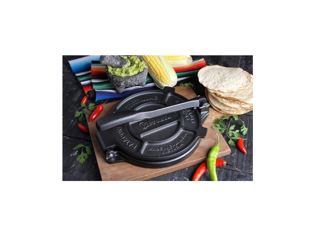 Tortilla Press 8'' 20 Cm Cast Iron Tortilla Maker Handmade Tortilla Press Etsy