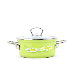 Big Enamelware Pan Stoneware Granite pan cooking pot Frying pot