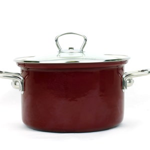 Big cooking pot red kitchen Cookware  ECO - CERAMIC