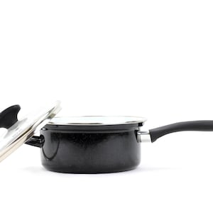 Cooking saucepan with handle Enamel Cookware STANDART cooking pots