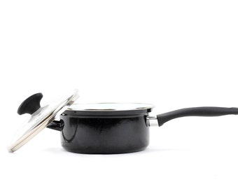 Kochtopf mit Griff Emaille Kochgeschirr STANDART Kochtöpfe