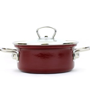 Enameled ceramic cooking pot cookware ECO - CERAMIC