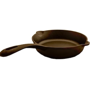 Cast Iron Skillets Pans Cooking pan made of cast iron handmade 16cm - 6.3 inches