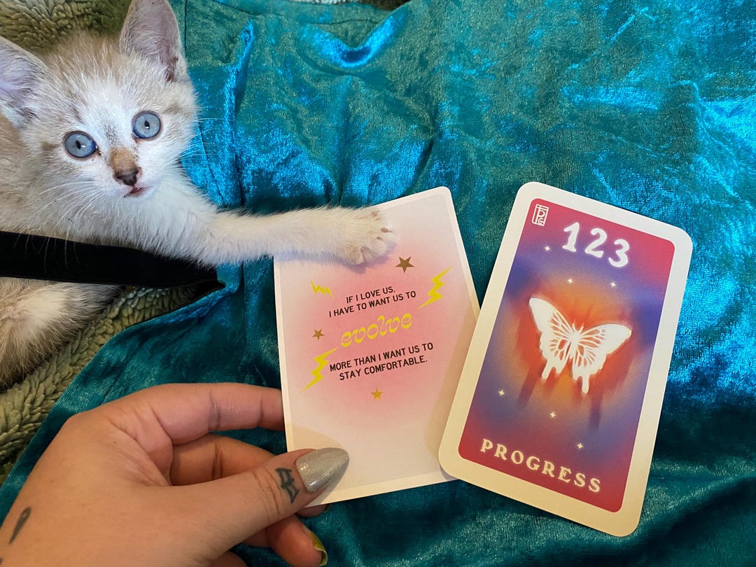 My Foster Kitten Picks Your Oracle Cards - Etsy