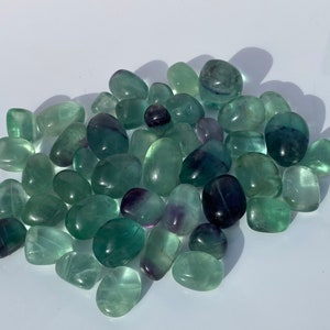 Super Juicy Baja Blast fluorite tumbles