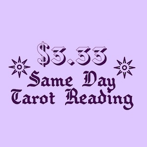 Same Day Tarot Reading