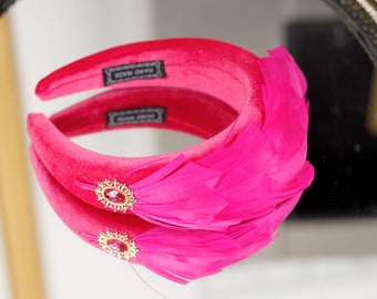 Pink Fascinator Fascinator Fascinator Fascinator Hochzeiten Fascinator Geschenk Fascinator Hüte für Gast Stirnband Fascinator Heiligenschein