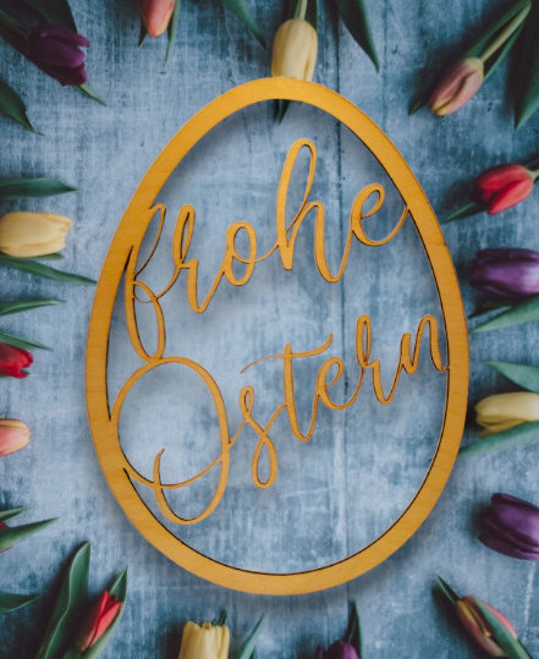 Osterei mit Schriftzug_Lizenzfrei_Laserdatei_DXF_GC_SVG Etsy Österreich