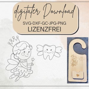 Fatina dei denti SVG, Fatina dei denti PNG, Fatina dei denti JPG, File laser Fatina dei denti, File plotter Fatina dei denti, Fatina dei denti per sublimazione, Modello Fatina dei denti