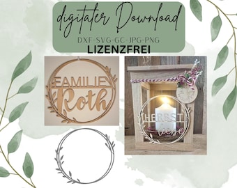 File laser SVG, ghirlanda di fiori SVG, file laser ghirlanda per porta, file laser cartello per porta, file taglio laser SVG, file plotter ghirlanda di fiori