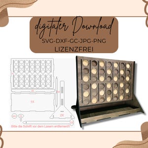 Laser Datei SVG, vier gewinnt Spiel Laser Datei, four in a row game Laser Cut File, Spiele aus Holz, Geschenkideen zum Geburtstag