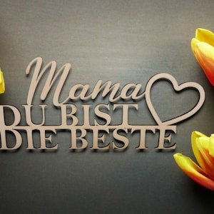 Archivo láser_ "Mamá eres la mejor" con corazón_Archivo láser_DXF_GC_SVG