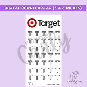 Target Savings Challenge Mini Savings Challenge Low Income Savings Cash Stuffing Saving Tracker, A16