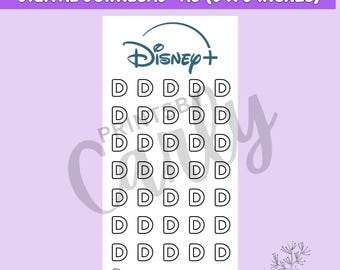 Disney Plus Savings Challenge Mini Savings Challenge Mini Monday Savings Cash Stuffing Saving Tracker, A16