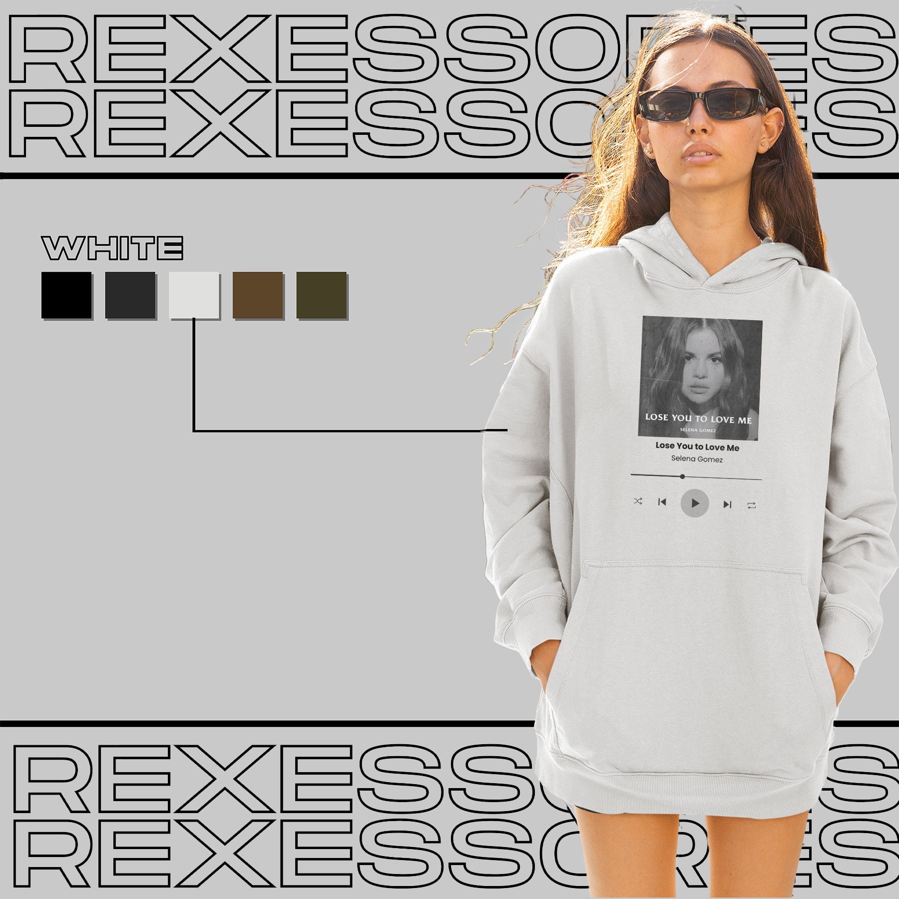 Rare selena gomez hoodie Clearance