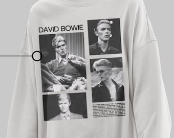Vintage David Bowie Sweatshirt, Mother's Day Gift for Women and Men