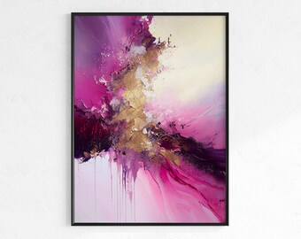 Pink Abstract Art Print Pink Color Art Prints Instant Download Home Decor Housewarming Gifts For Her Abstract Wall Art Prints Pink Glitter