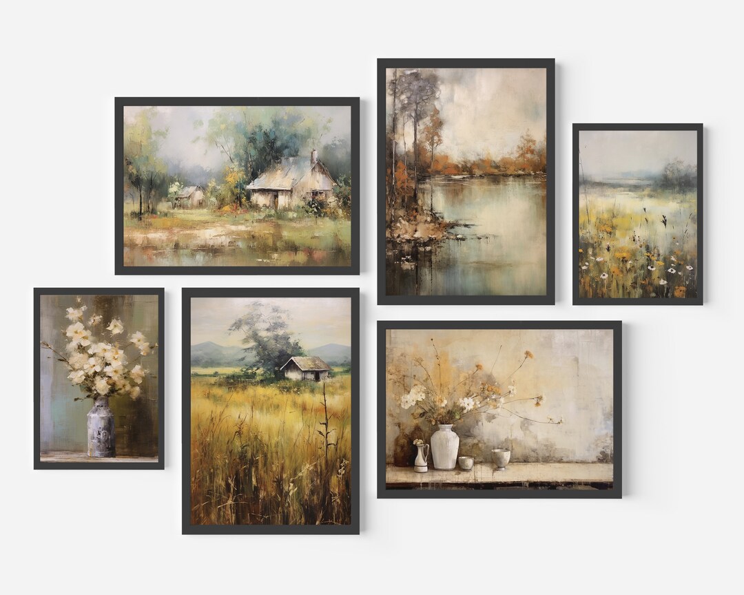 French Country Gallery Wall Art Set Vintage Art Prints French Wall Art