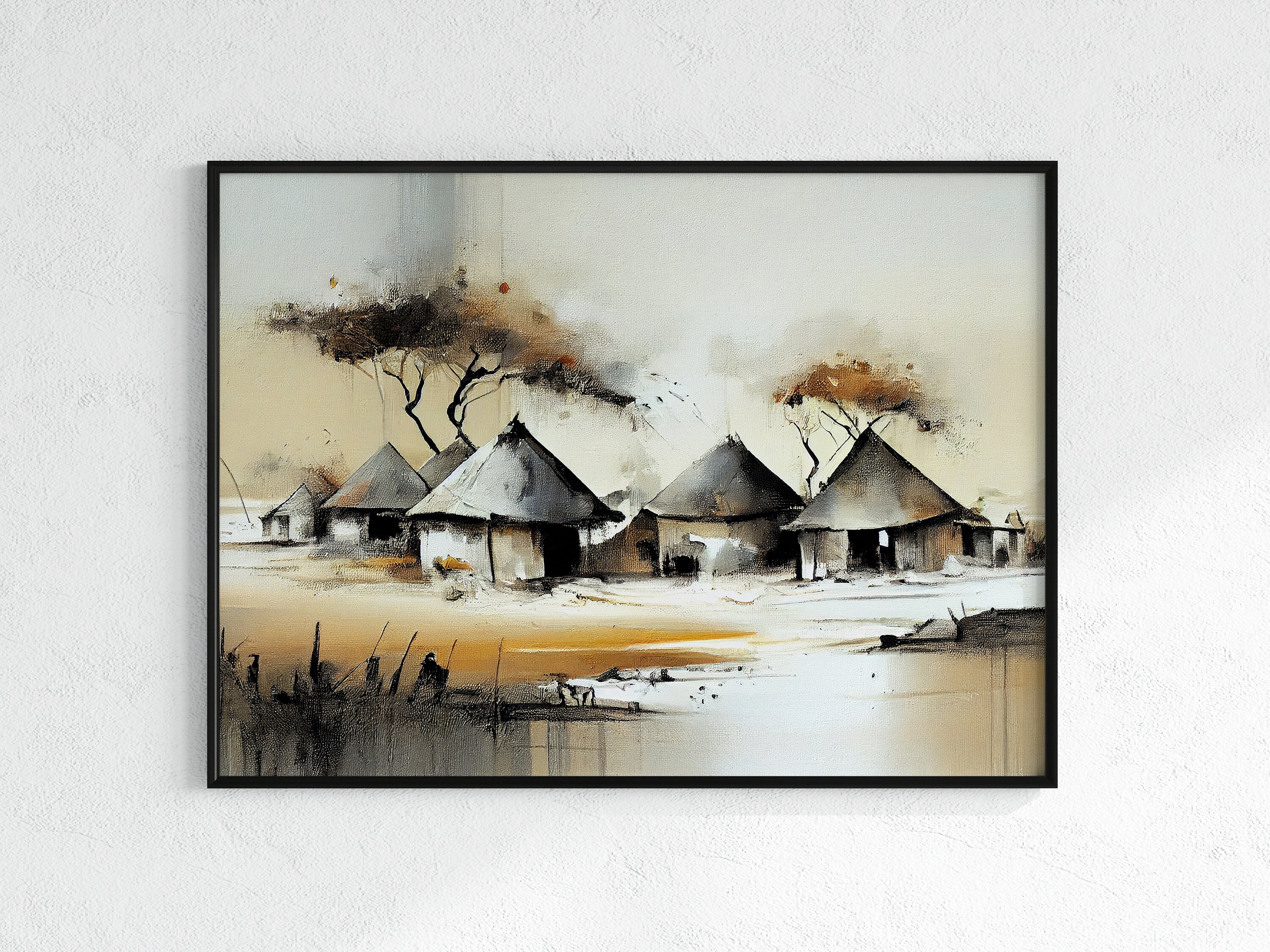 African Gallery Wall Art Set African Art Prints African Wall Etsy