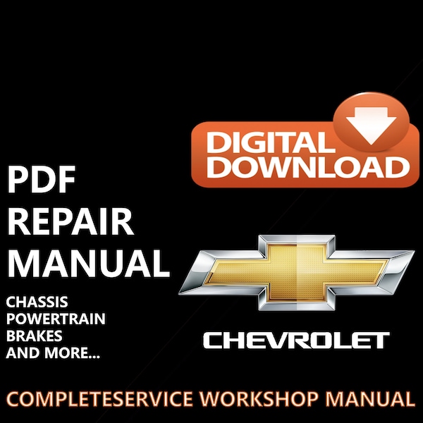 Chevrolet HHR Official Repair Manual Service Workshop PDF 2006