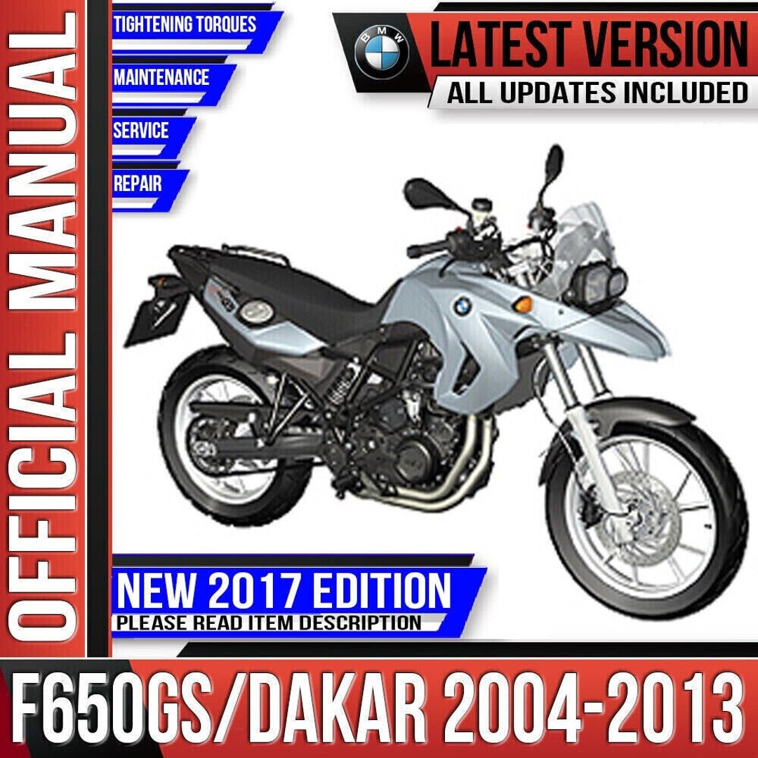 2009 BMW F650GS SERVICE MANUAL PDF visual data 5