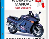 Kawasaki Ninja Zx11 Zzr1100 Zx1100 1990 1991 1992 1993 1994 1995
