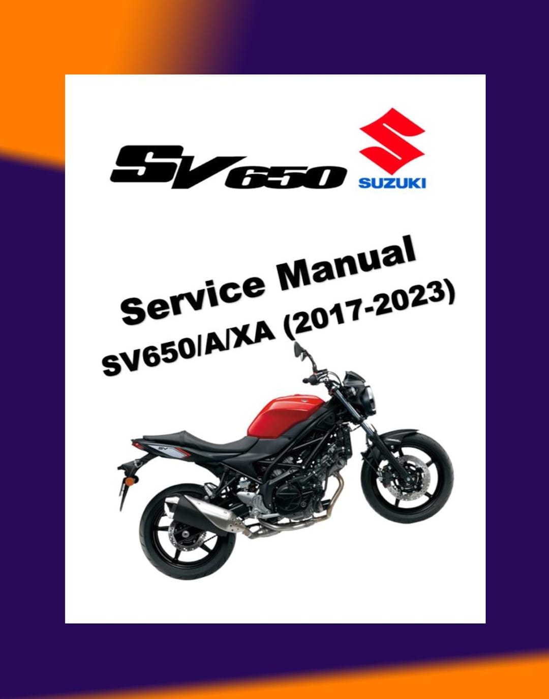 Suzuki Sv650 Sv650/a/xa 