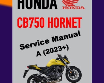 2023-2025 Honda CB750 Hornet Service Repair Manual - Etsy