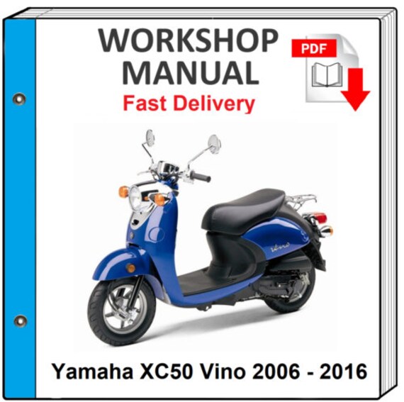 YAMAHA XC50/XC50D サービスマニュアル ビーノ ヤマハ サービスマニュアル YAMAHA XC50 整備 オーナー