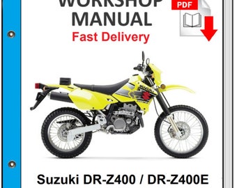 Suzuki Drz400 Drz400e 2002 2003 2004 2005 2006 2007 Service Repair