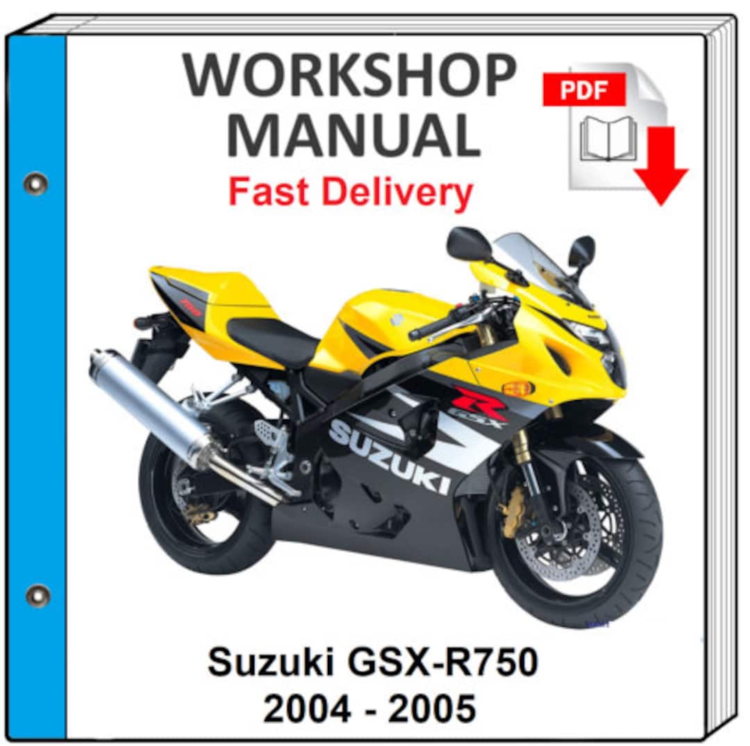 2007 SUZUKI GSXR 750 SERVICE MANUAL visual data 5